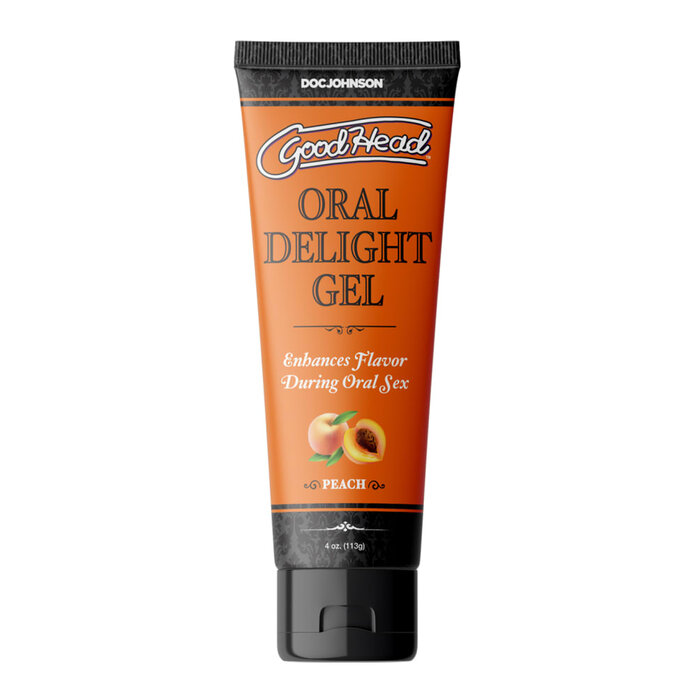 - GoodHead - Oral Delight Gel - Peach - 4 oz.