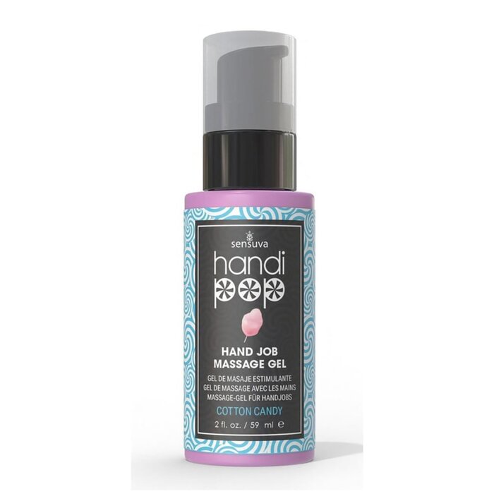HandiPop Edible Handjob Massage Gel - Cotton Candy - 2 oz.