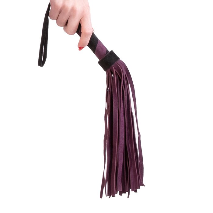 Sensual Suede Flogger Purple