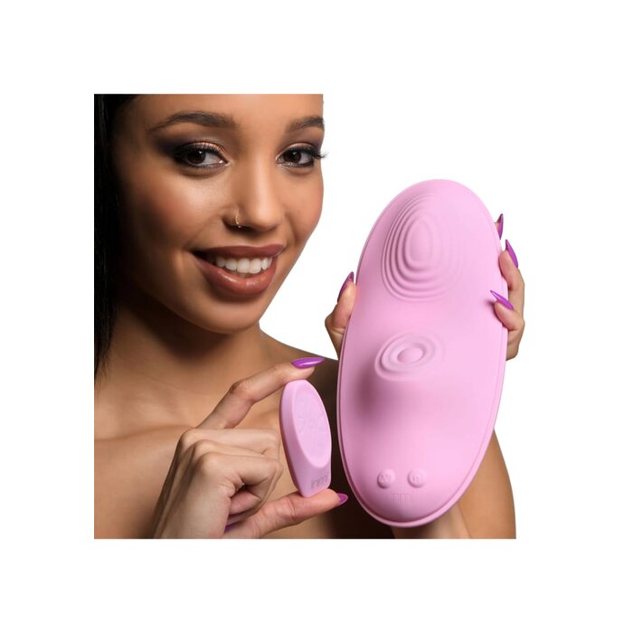 The Pulse Slider 28X Pulsing & Vibrating Silicone Pad W/ Remote