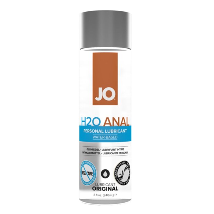 JO H2O Anal Lubricant - Original - 8 oz.