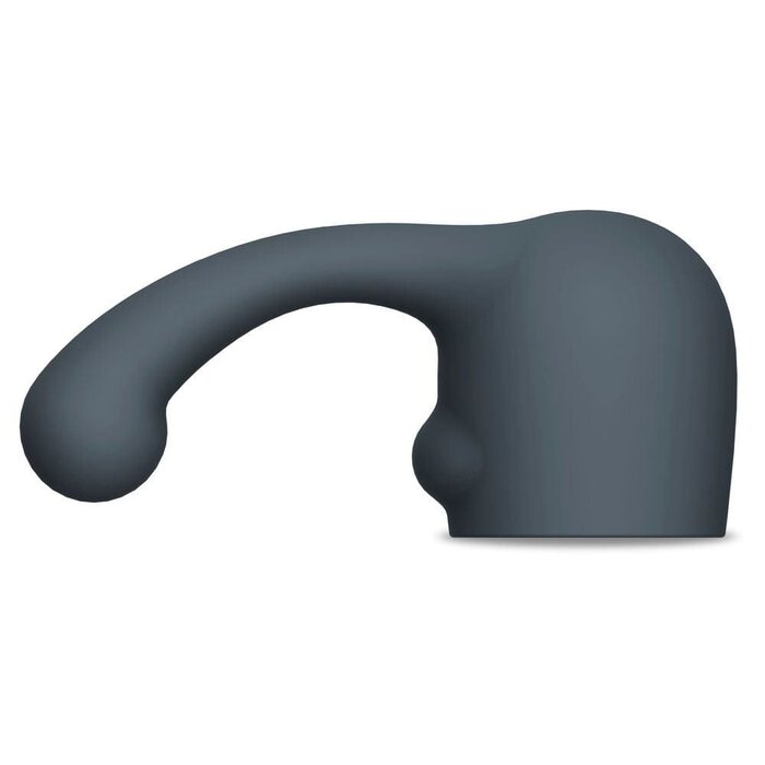Le Wand Curve Weighted Silicone Attachment Grey - Body-Safe Silicone