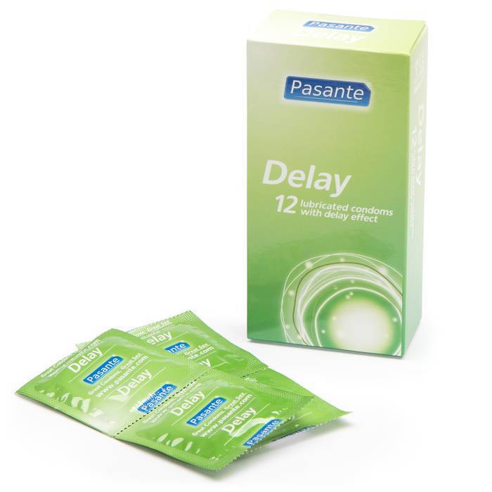 Pasante Delay Condoms (12 Pack)