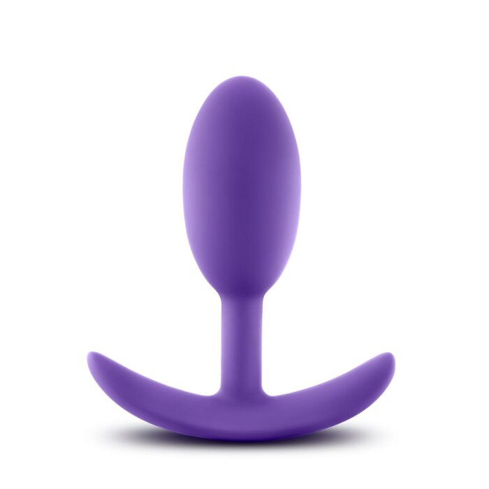 Luxe - Wearable Vibrating Slim Medium Plug - Purple