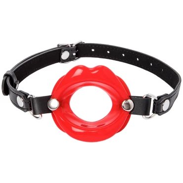 Oral Fixation Red Silicone Lips Gag