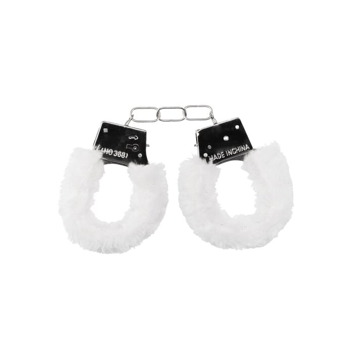 Ouch! Beginner's Furry Handcuffs - White
