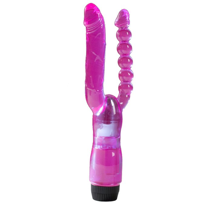 Xcel Double Penetrating Purple Vibrator