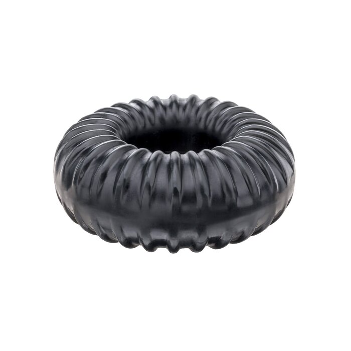 Black Ribbed Cock Ring