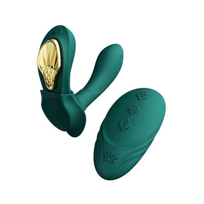 Aya Wearable Vibrator with Remote - Turquoise