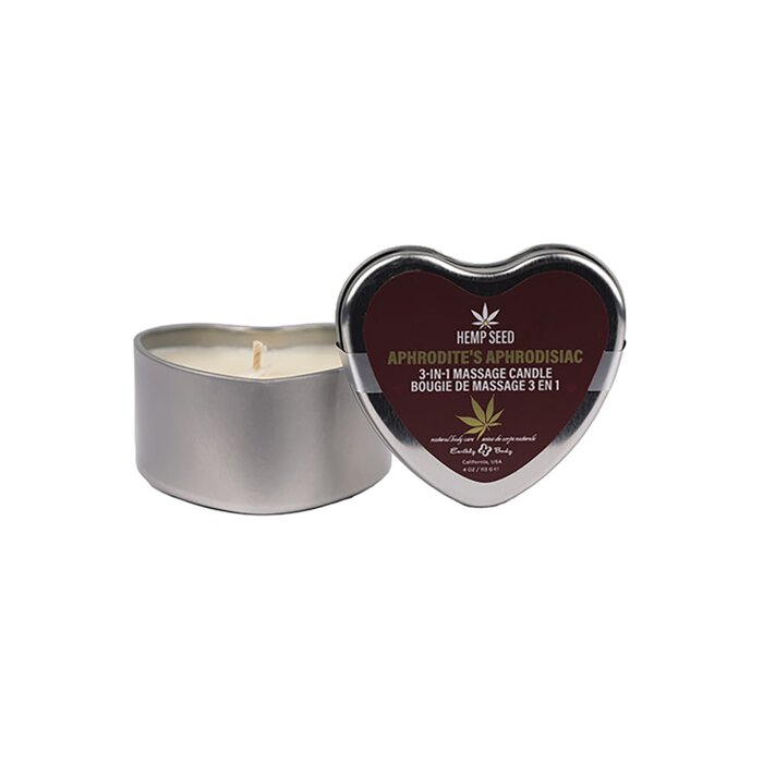 3 in 1 Massage Heart Candle - Aphrodite's Aphrodisiac