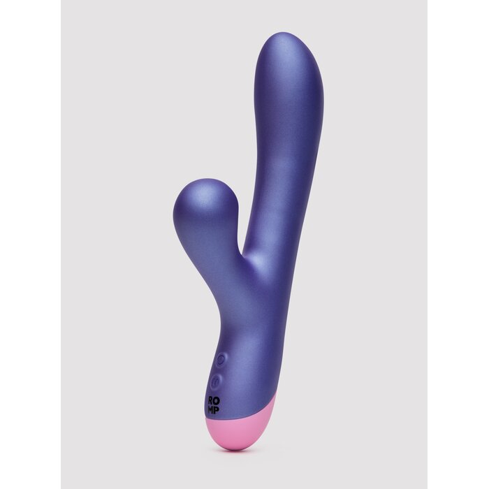 ROMP Pulse Rechargeable Rabbit Vibrator with Clitoral Suction - Pink