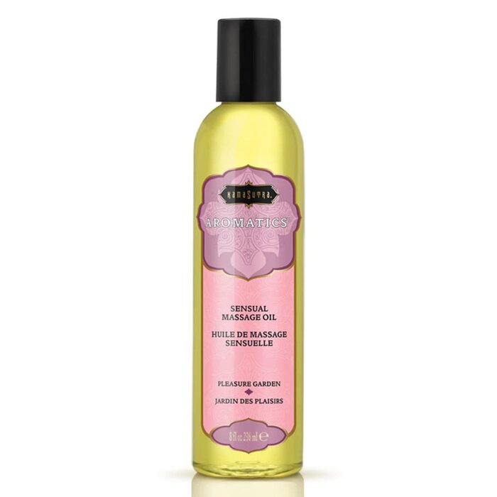 Kama Sutra Aromatics Sensual Massage Oil - Pleasure Garden - 8 oz.
