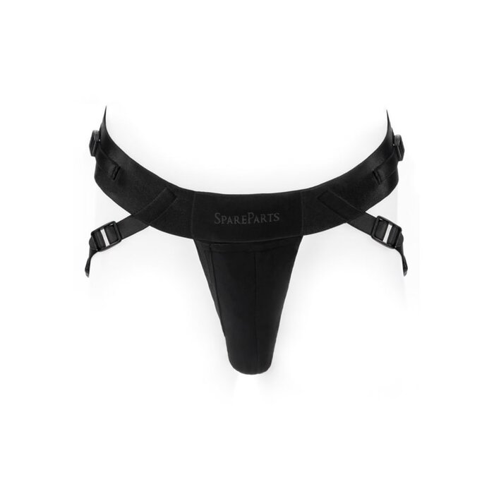 Deuce Cover Underwear Harness (Double Strap) - Black - Size B