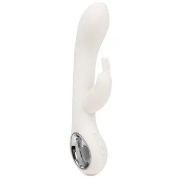 Mon Amour White Silicone 16 Speed Rechargeable Rabbit Vibrator