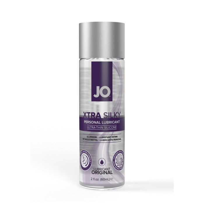 JO Xtra Silky Ultra Thin Silicone Lubricant - 2 oz.