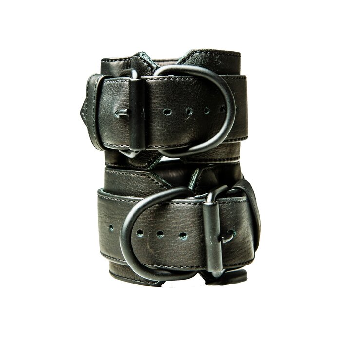 Bulldog Bondage Cuffs Black - One Size