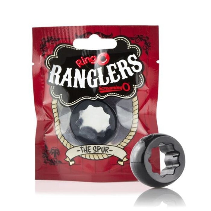 Screaming O RingO Rangler Spur Black Cock Ring - Ultimate Pleasure