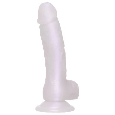 Stardust Purple Shimmer Suction Cup Dildo – 7 Inch
