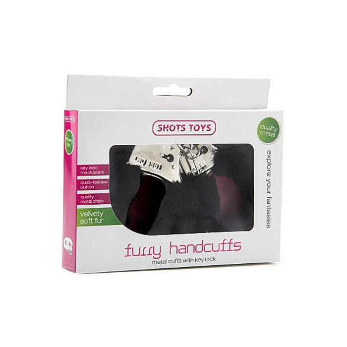 Furry Handcuffs - Black
