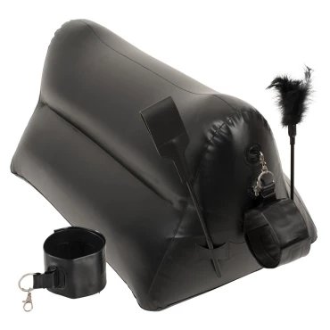 You2Toys Sex Position Cushion With Handcuffs, Tickler & Paddle