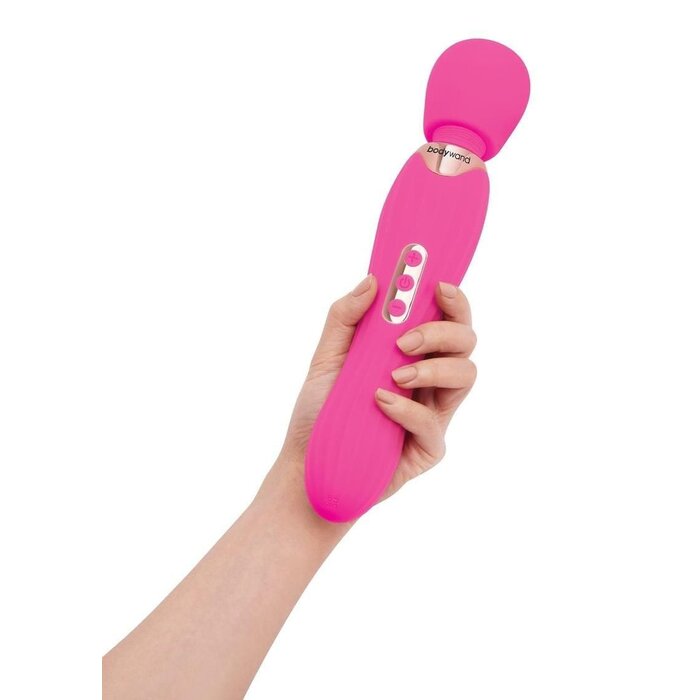 Bodywand Rumble Wand 12 Inch Hot Pink - Multiple Vibration Modes, Body-Safe