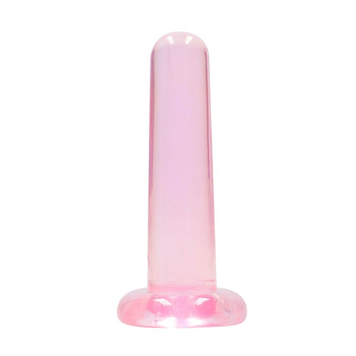 RealRock Non Realistic Dildo with Suction Cup - 5.3" - Pink