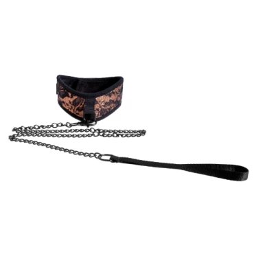 Obsessed Amber Lace Luxury Collar with Leash