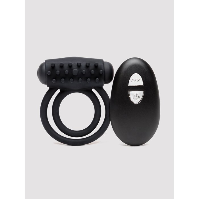 Tracey Cox Supersex Remote Control Rechargeable Love Ring - Black