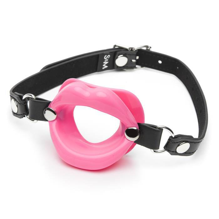 Sex & Mischief Pink Silicone Open Mouth Lip Gag