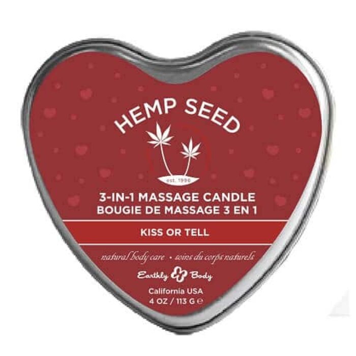Earthly Body Limited Edition 3-in-1 Massage Candle Kiss or Tell