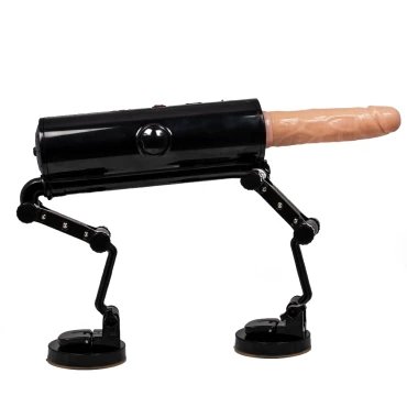 Tactical Enforcer Black Sex Machine with Dildo - 5.5 Inch