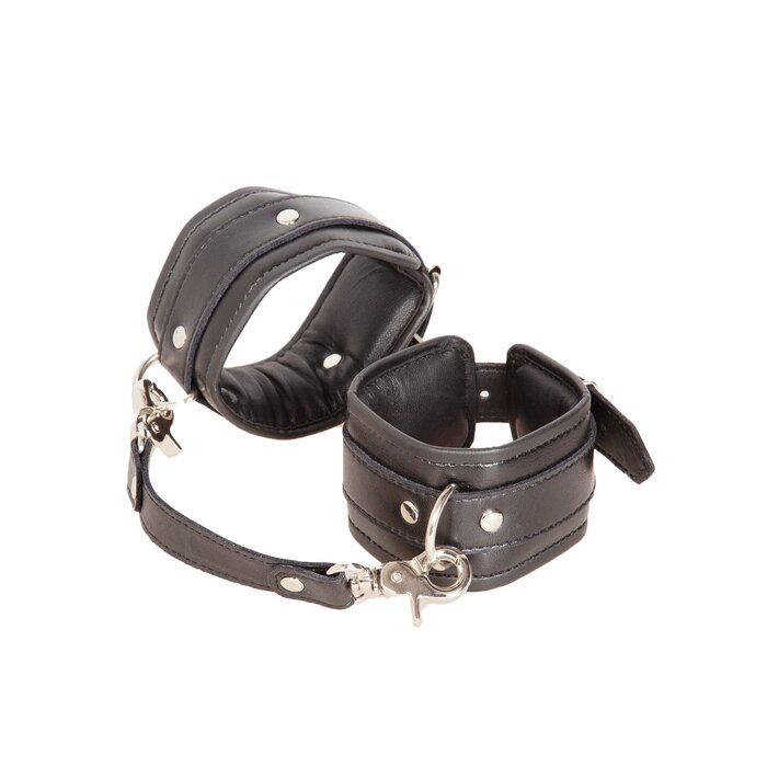 Leather-Lined Ankle Cuffs