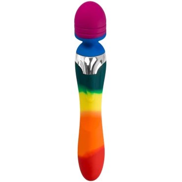 Kaleidoscope Rainbow 2-in-1 Wand And G-Spot Vibrator