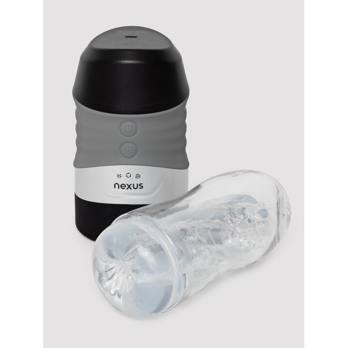 Nexus Alpha Surge Rotating and Sucking Male Masturbator - Black