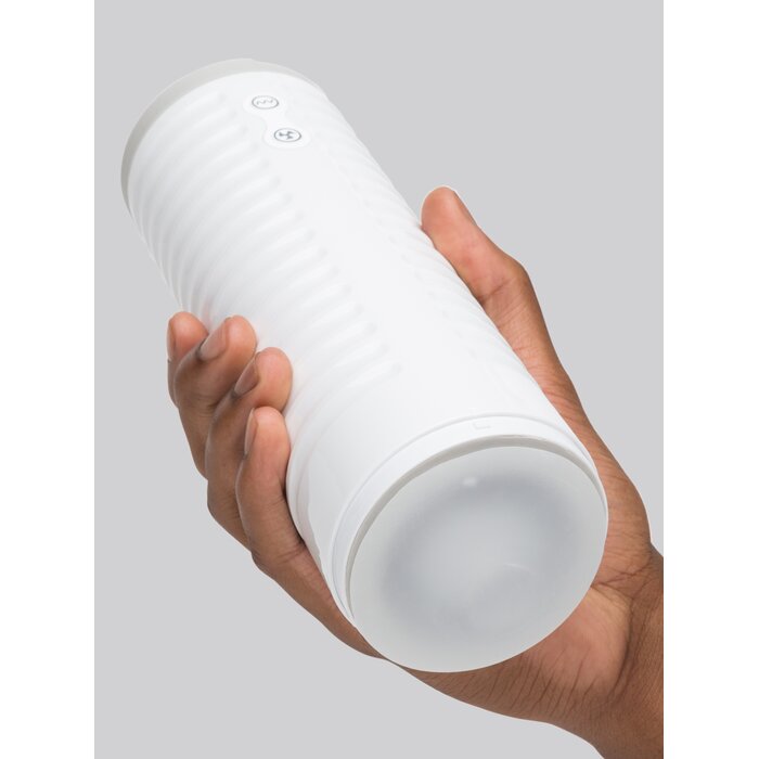 Lovense Max 2 App Controlled Rechargeable Vibrating Male Masturbator - White
