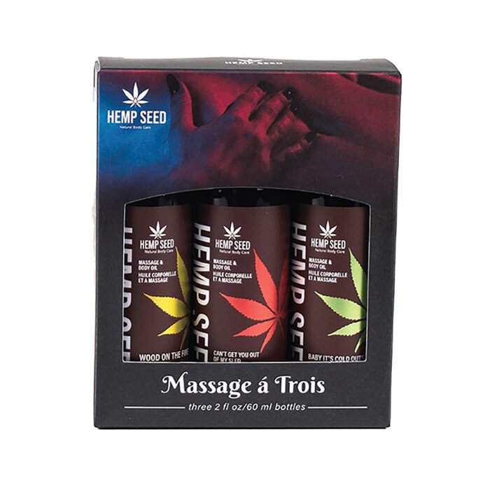 Earthly Body 2023 Holiday Massage Oil Gift Set