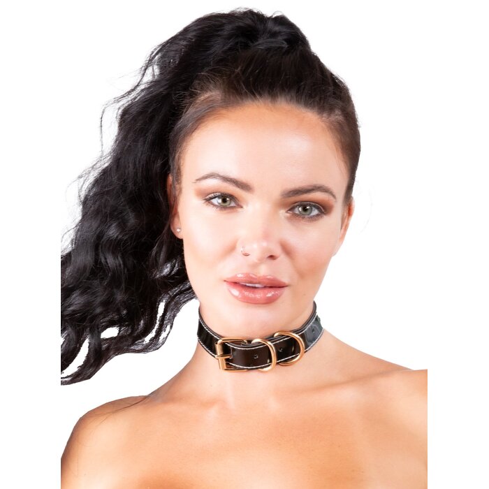 Splendour Patent Collar Black