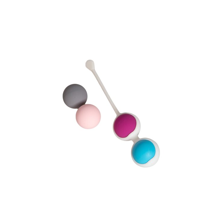Kegel Training Love Eggs Grey & Pink