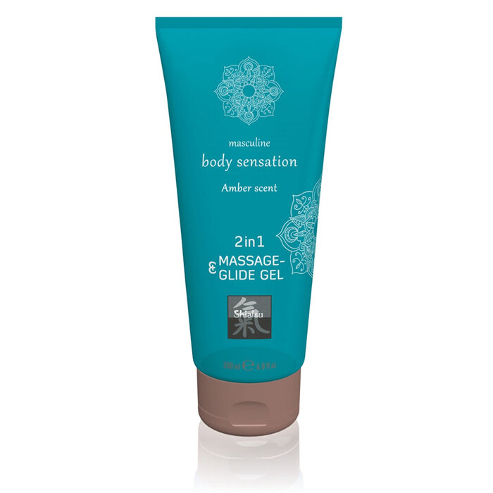2-in-1 Massage & Glide Gel - Amber 200ml