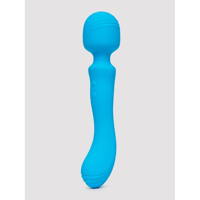 Rumbler Extra Powerful Double Ended Multifunction Wand Vibrator - Blue