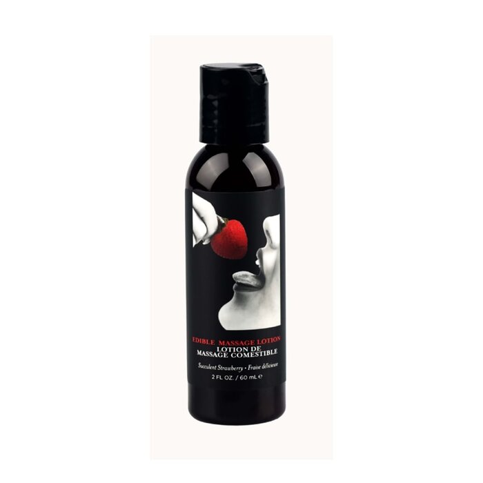 Edible Massage Lotion - Strawberry - 2 oz.