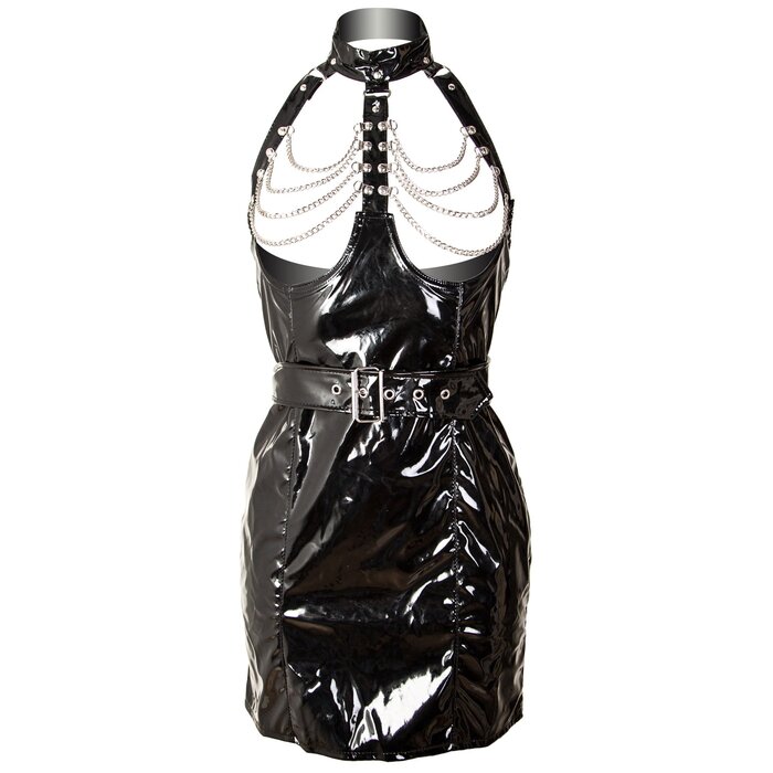 Pvc Chain Exposure Dress
