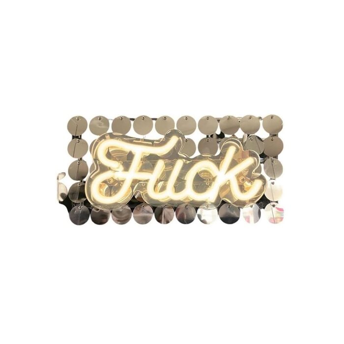 Neon Light Up Fuck Sign