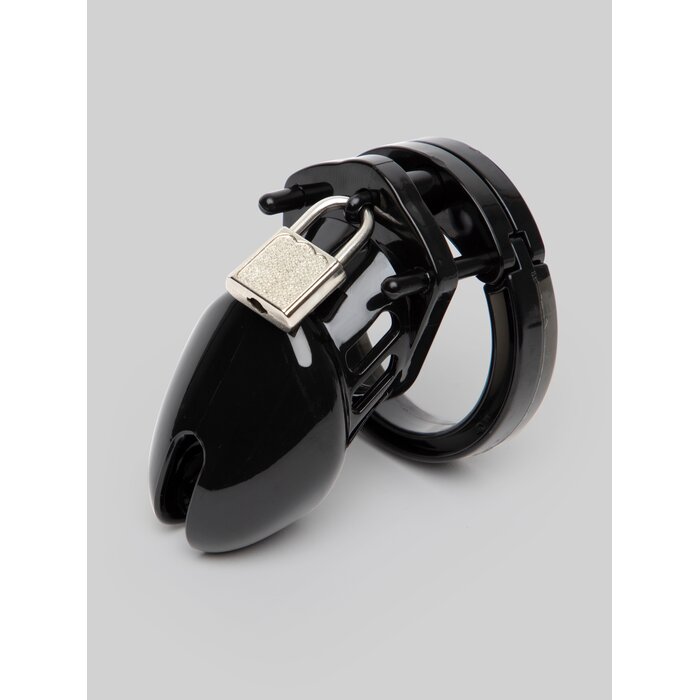DOMINIX Deluxe Rigid Plastic Chastity Device 2.5 Inch - Black