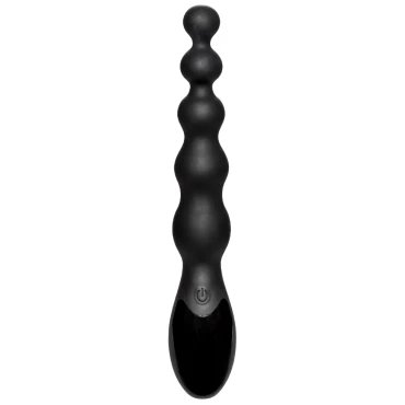 Buzzed Silicone 9-Speed Vibrating Anal Beads