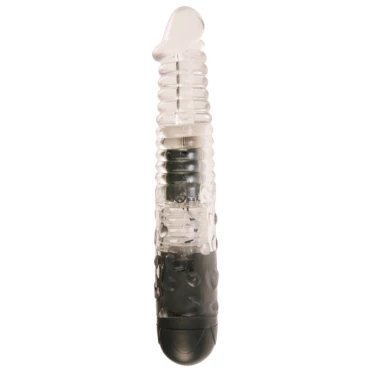 Nymph Clear 10-Speed Vibrating Dildo - 7 Inch