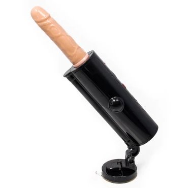 Internal Velocity Black Sex Machine With Dildo - 5.5 Inch