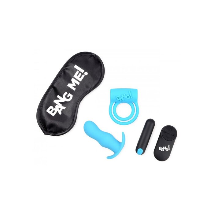 Duo Blast Remote Control Cock Ring and Butt Plug Vibe Kit