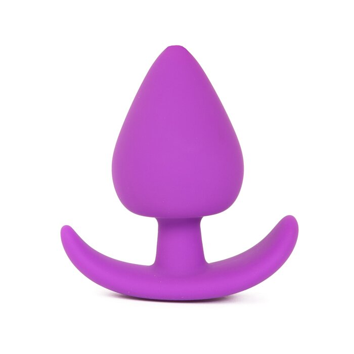 Small Silicone Butt Plug in Purple