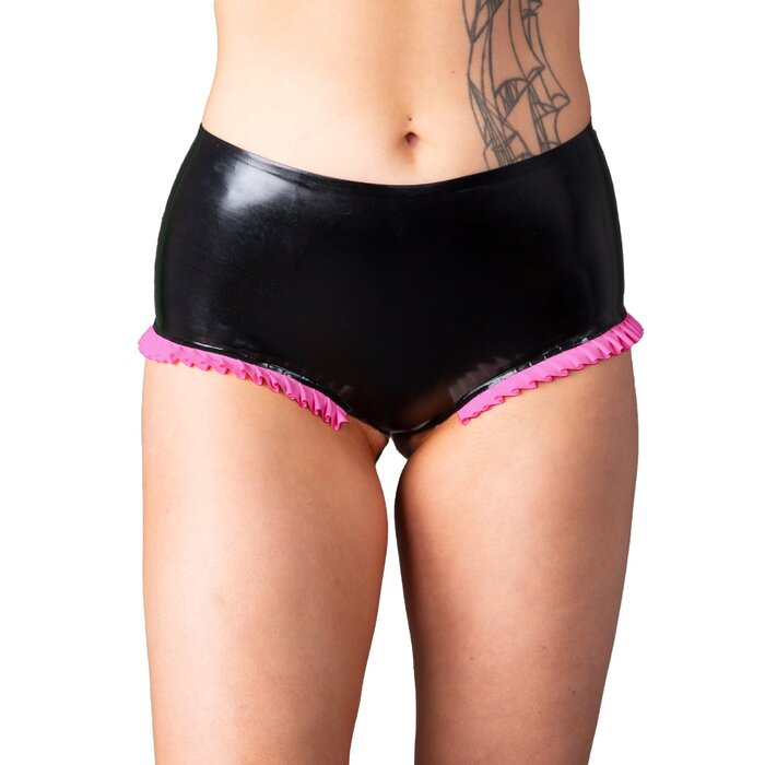 Candy-Coated Latex Knickers In Pink